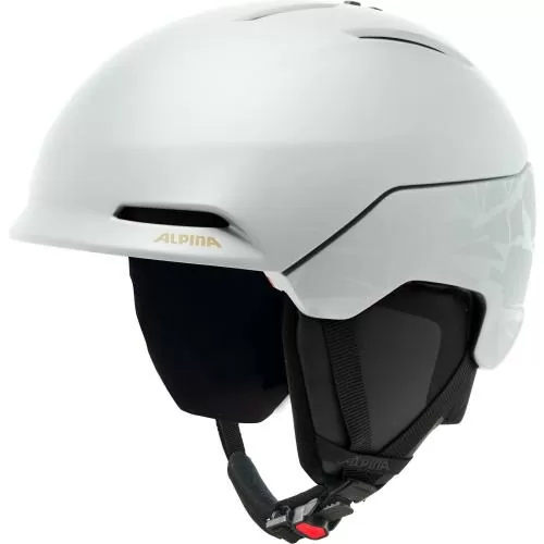 Alpina Nax Skihelm - white-camo matt
